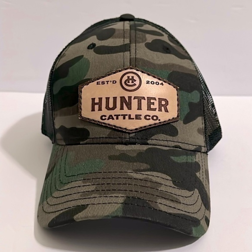 Hunter Cattle Co. Camo trucker Hat NWT